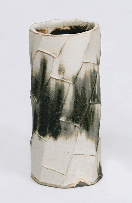 花入 粉引寸胴 / Φ8×H18.5cm