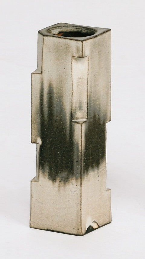 花入 粉引寸胴 / W6×D6×H20cm