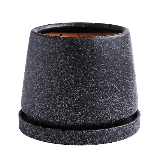皿付鉢 フラン / ブラック / Φ17×H13.5cm