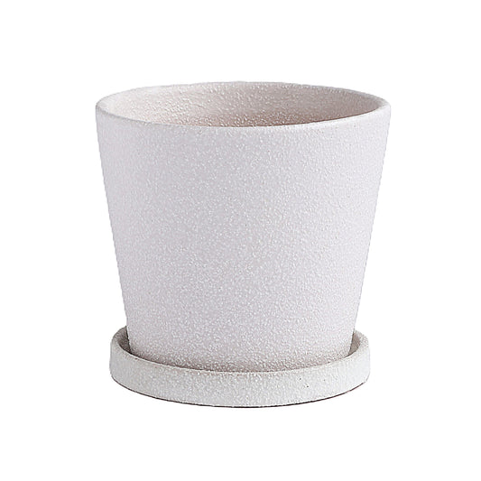 皿付鉢 コーノ / ホワイト / Φ12.5×H11cm