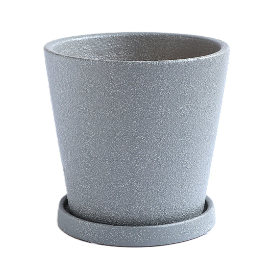 皿付鉢 コーノ / グレー / Φ14×H13.5cm