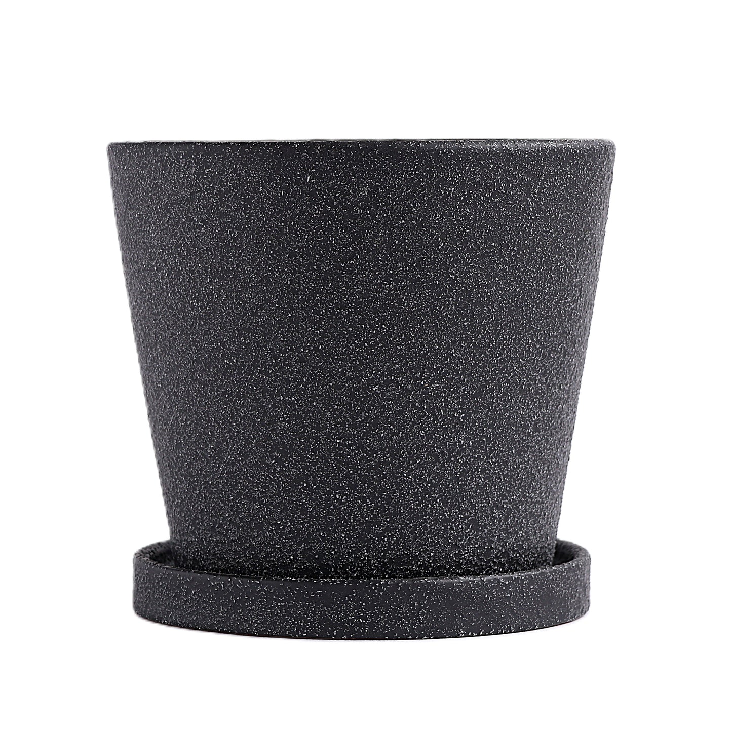 皿付鉢 コーノ / ブラック / Φ12.5×H11cm