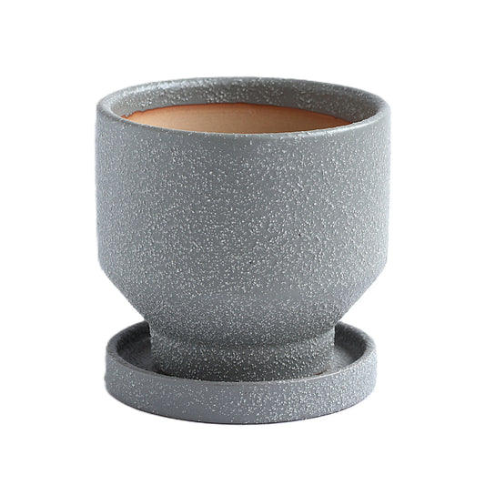 皿付鉢 トゥール / グレー / Φ10×H9.5cm