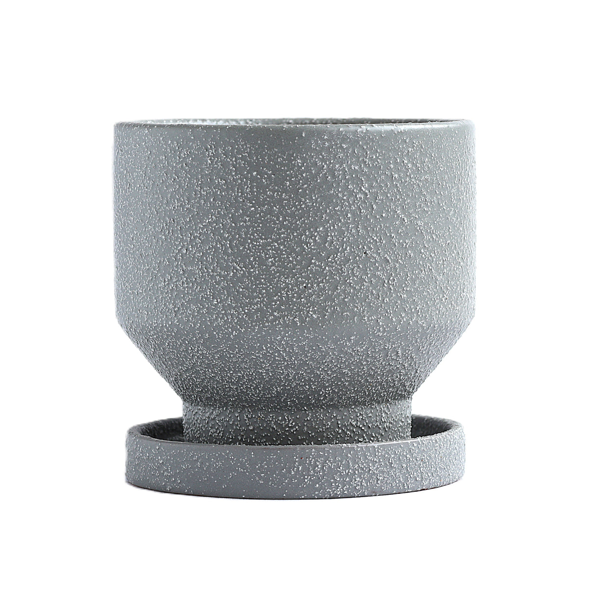 皿付鉢 トゥール / グレー / Φ10×H9.5cm
