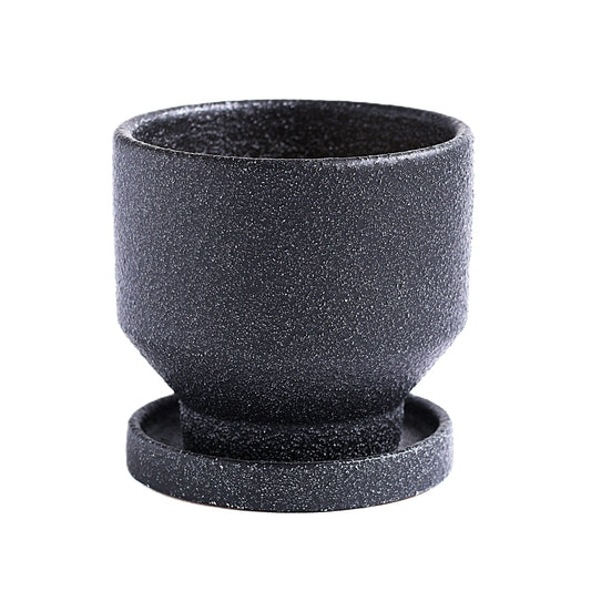 皿付鉢 トゥール / ブラック / Φ10×H9.5cm
