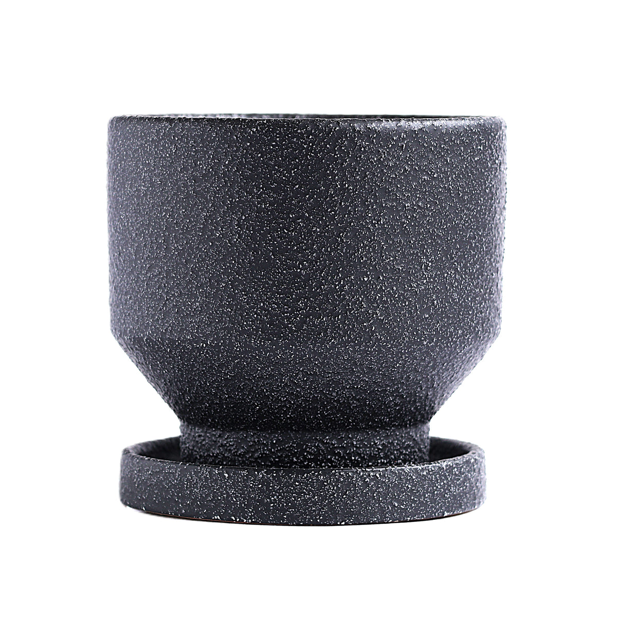 皿付鉢 トゥール / ブラック / Φ10×H9.5cm
