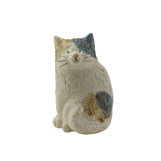 親猫(三毛) / W9×D10×H15cm