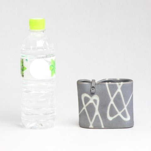 花入　楕円 / W10×D5×H10cm