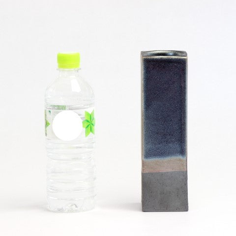 花入　いぶし光沢 / W6×D6×H20cm