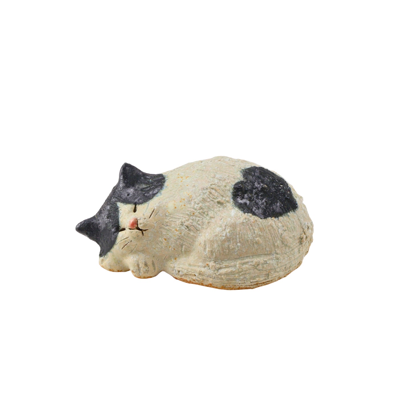 ねんね猫(白黒) / W14×D9.5×H5.5cm
