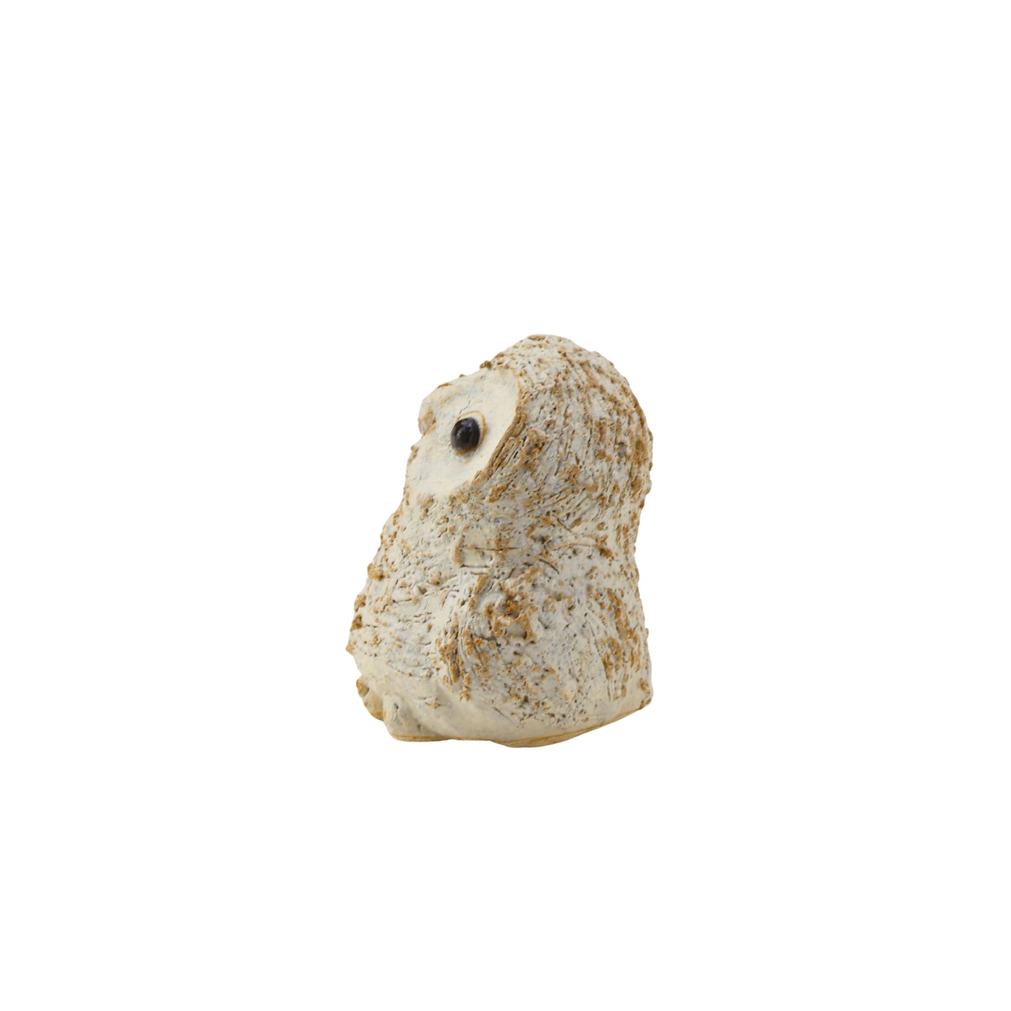 荒土 ふくろう(白) / W7.5×D6.5×H8cm