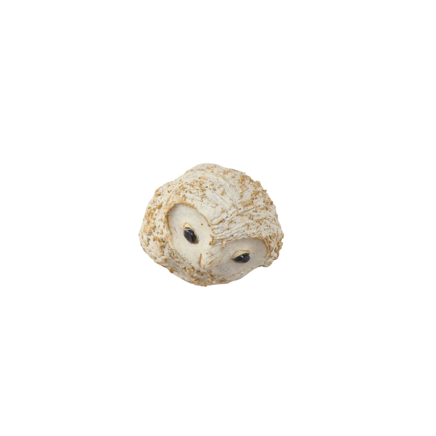 荒土 ふくろう(白) / W7.5×D6.5×H8cm
