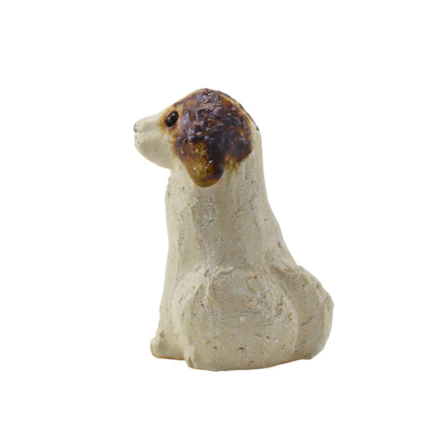 おすわり犬 / W7.5×D10×H14cm