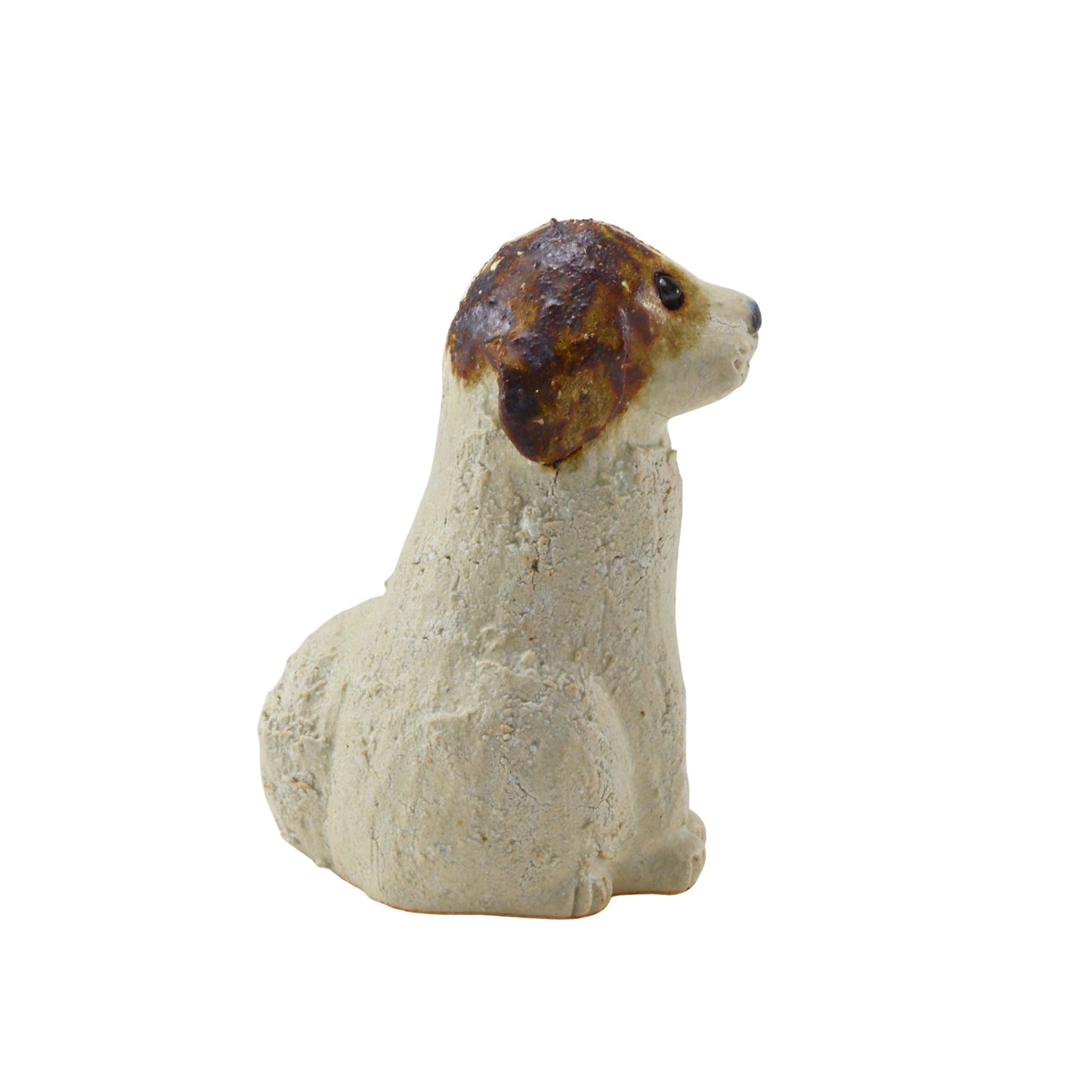 おすわり犬 / W7.5×D10×H14cm