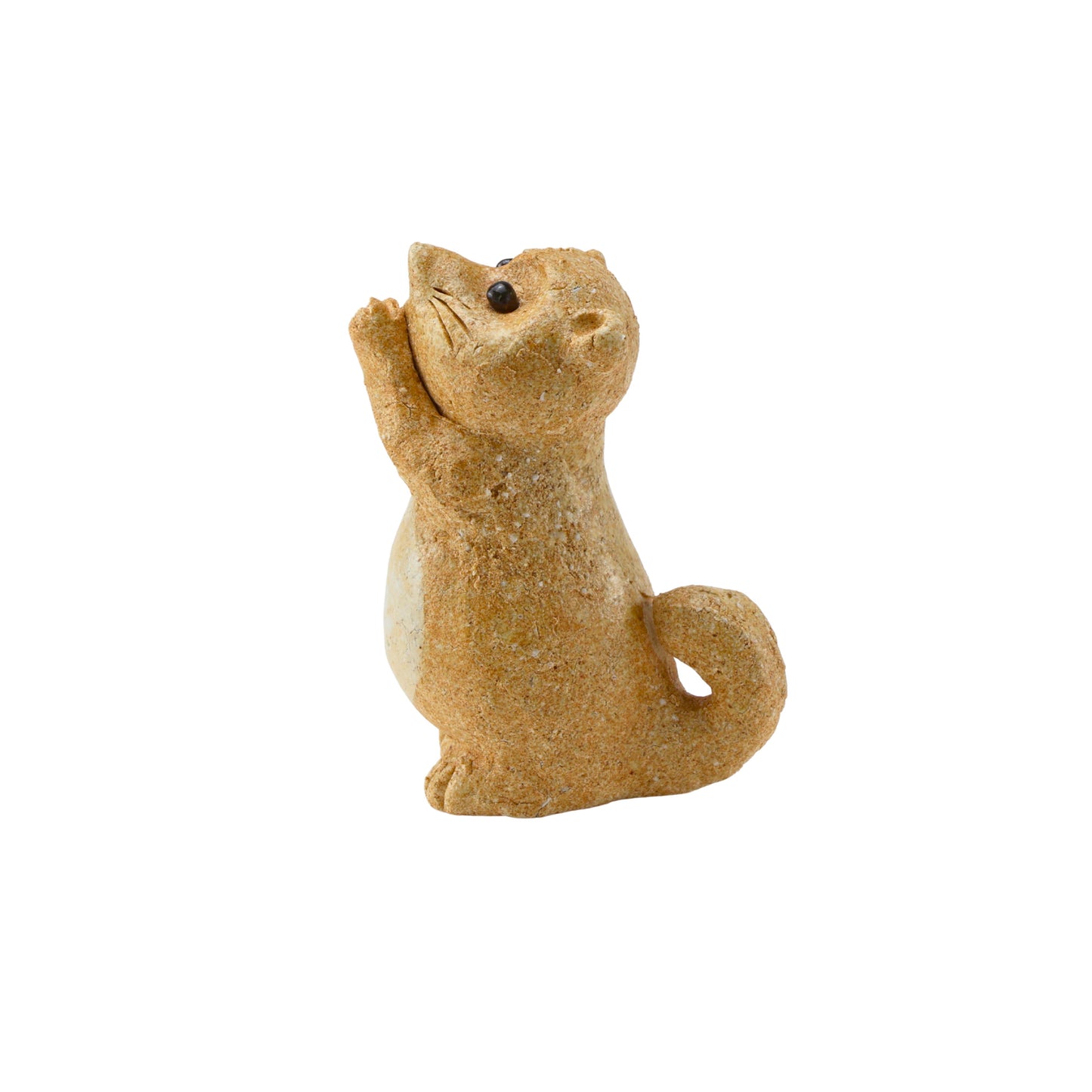 福招き 合掌たぬき / W5.5×D8.5×H11.5cm