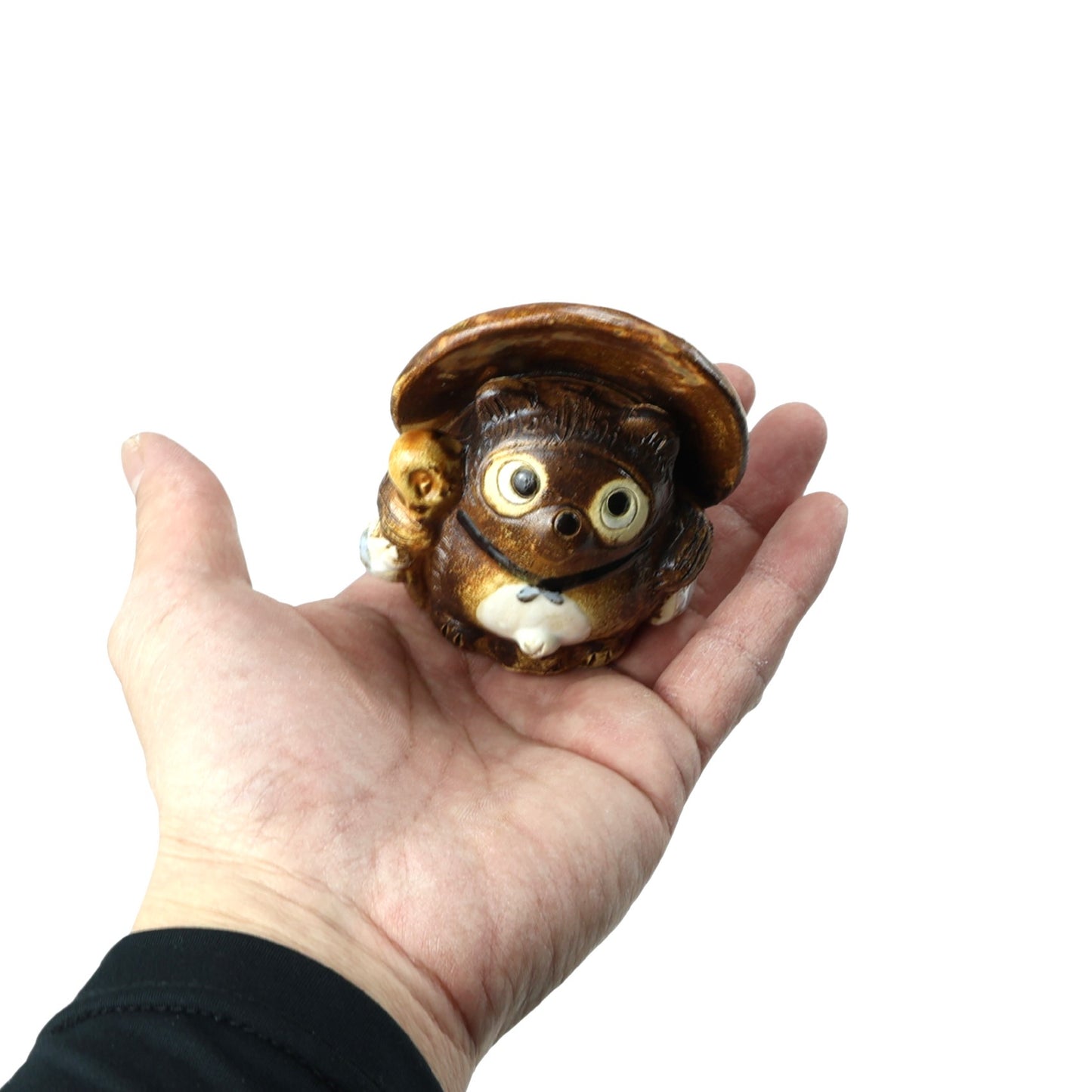 マスコット福々狸 / W8.3×D5.3×H6.3cm