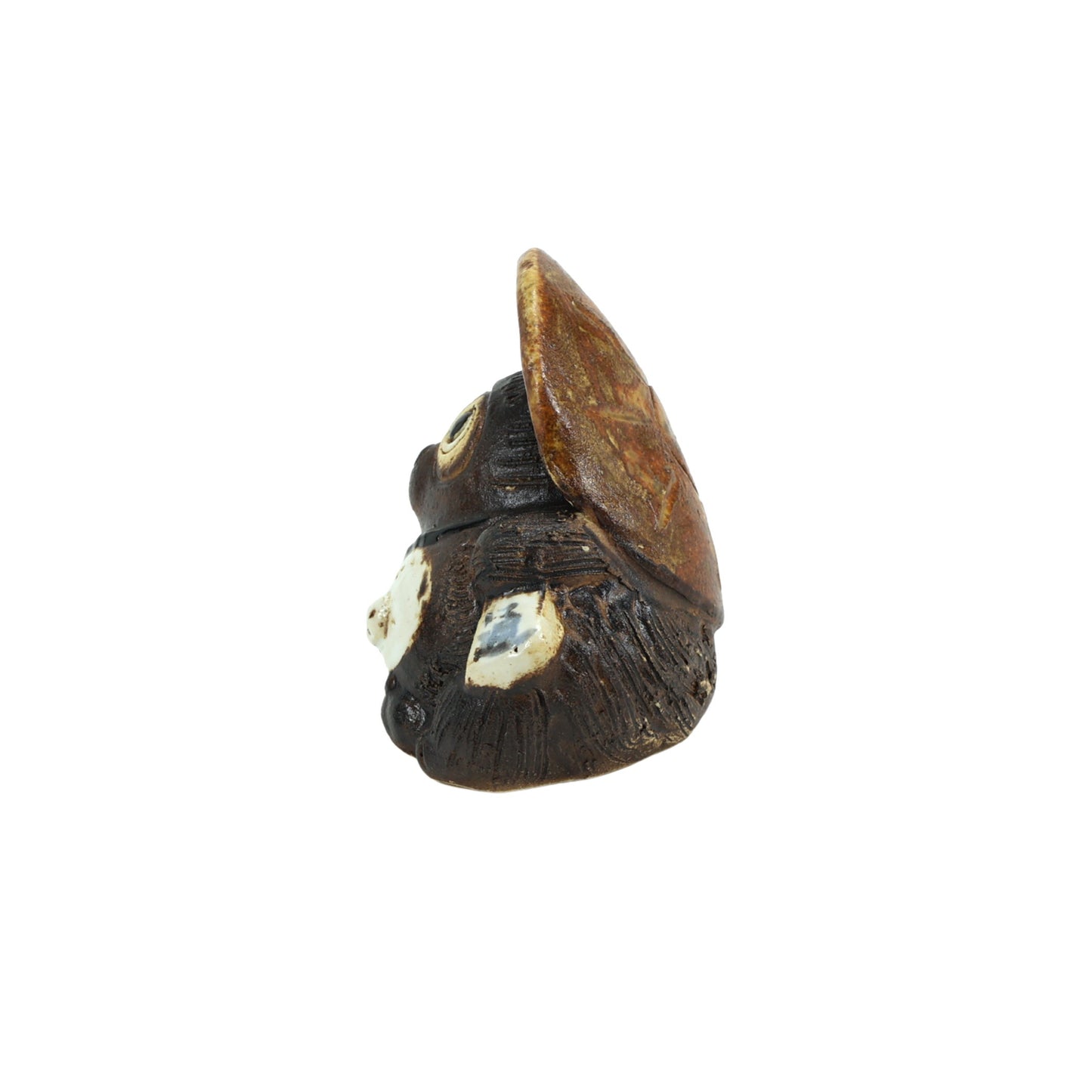 マスコット寝狸 / W7.3×D5×H8cm