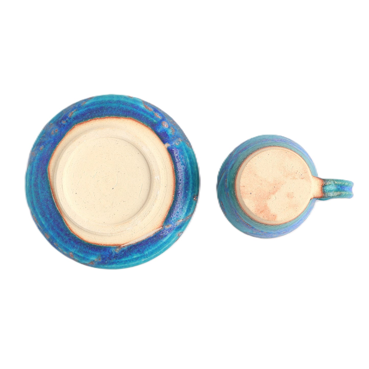 コーヒー碗皿　淡海 / Φ8.5×H6.5cm