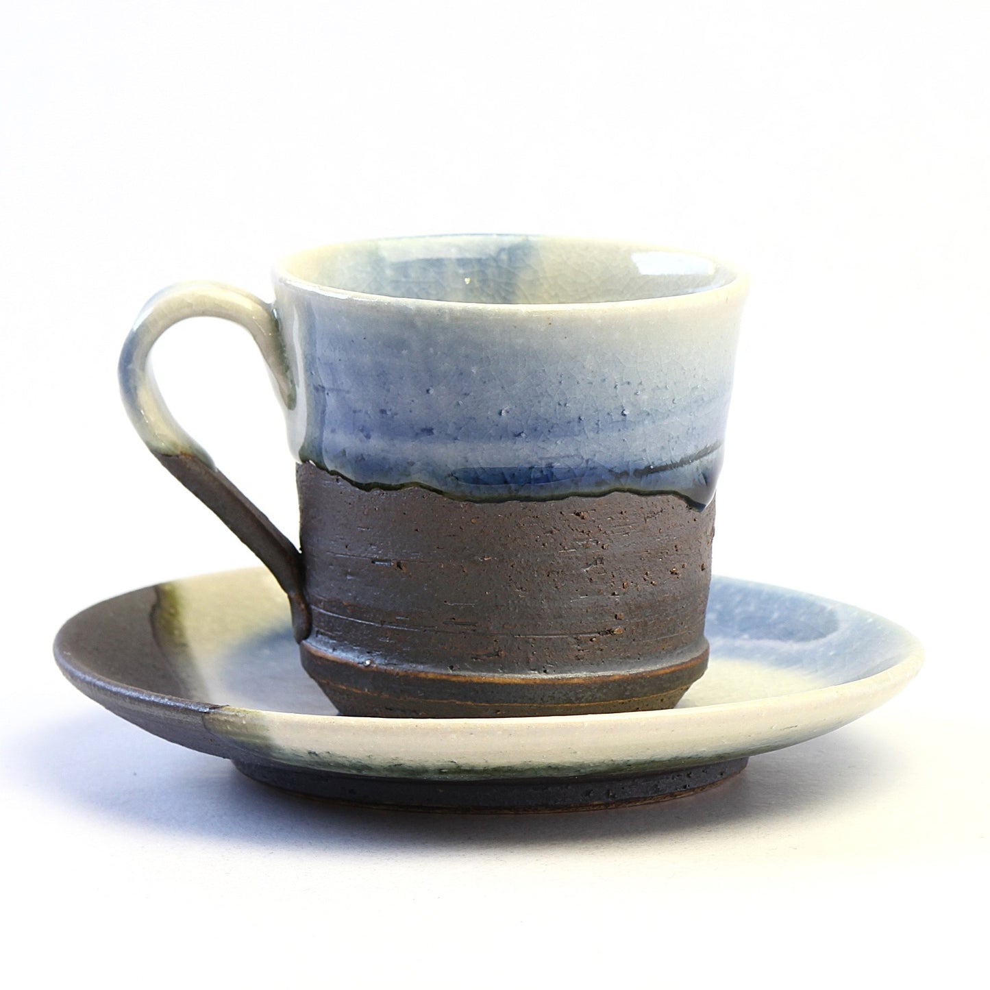 コーヒー碗皿　ブルーベリー / Φ8×H7.5cm