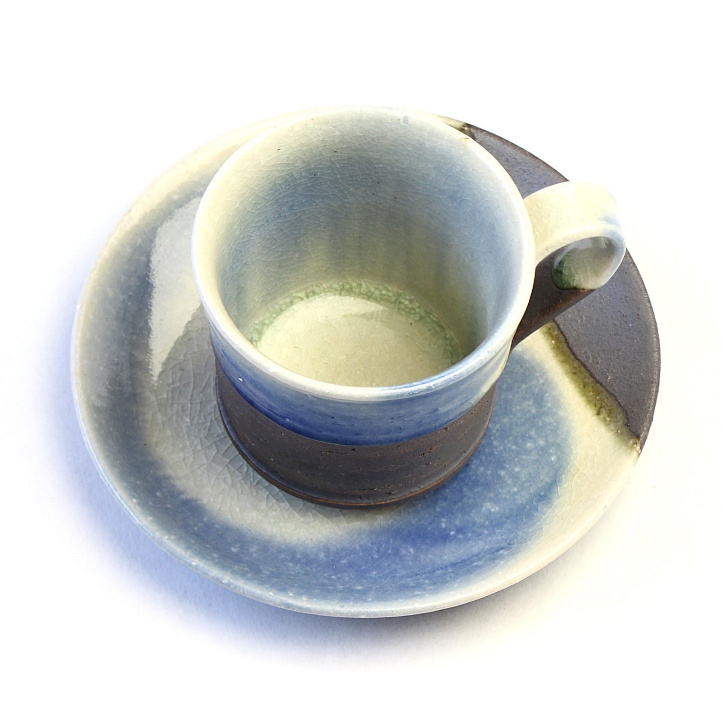 コーヒー碗皿　ブルーベリー / Φ8×H7.5cm