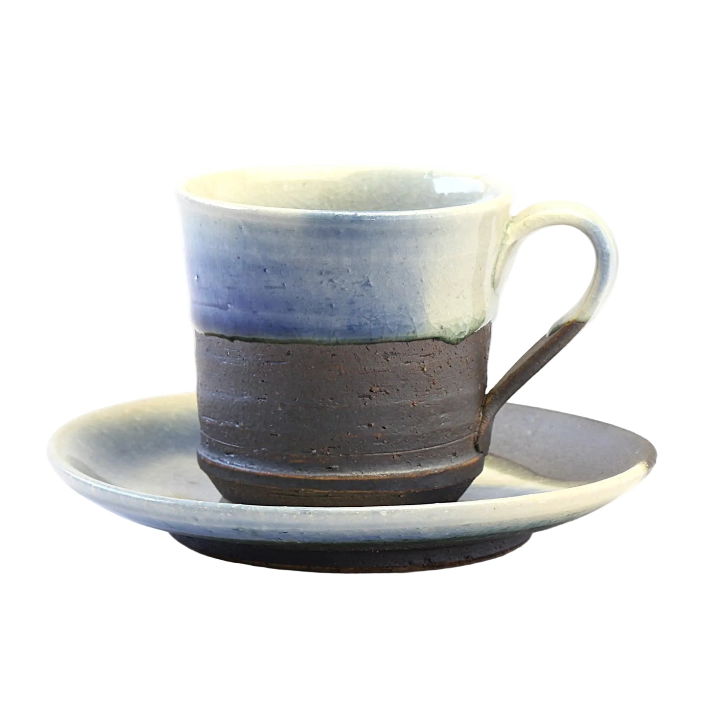 コーヒー碗皿　ブルーベリー / Φ8×H7.5cm
