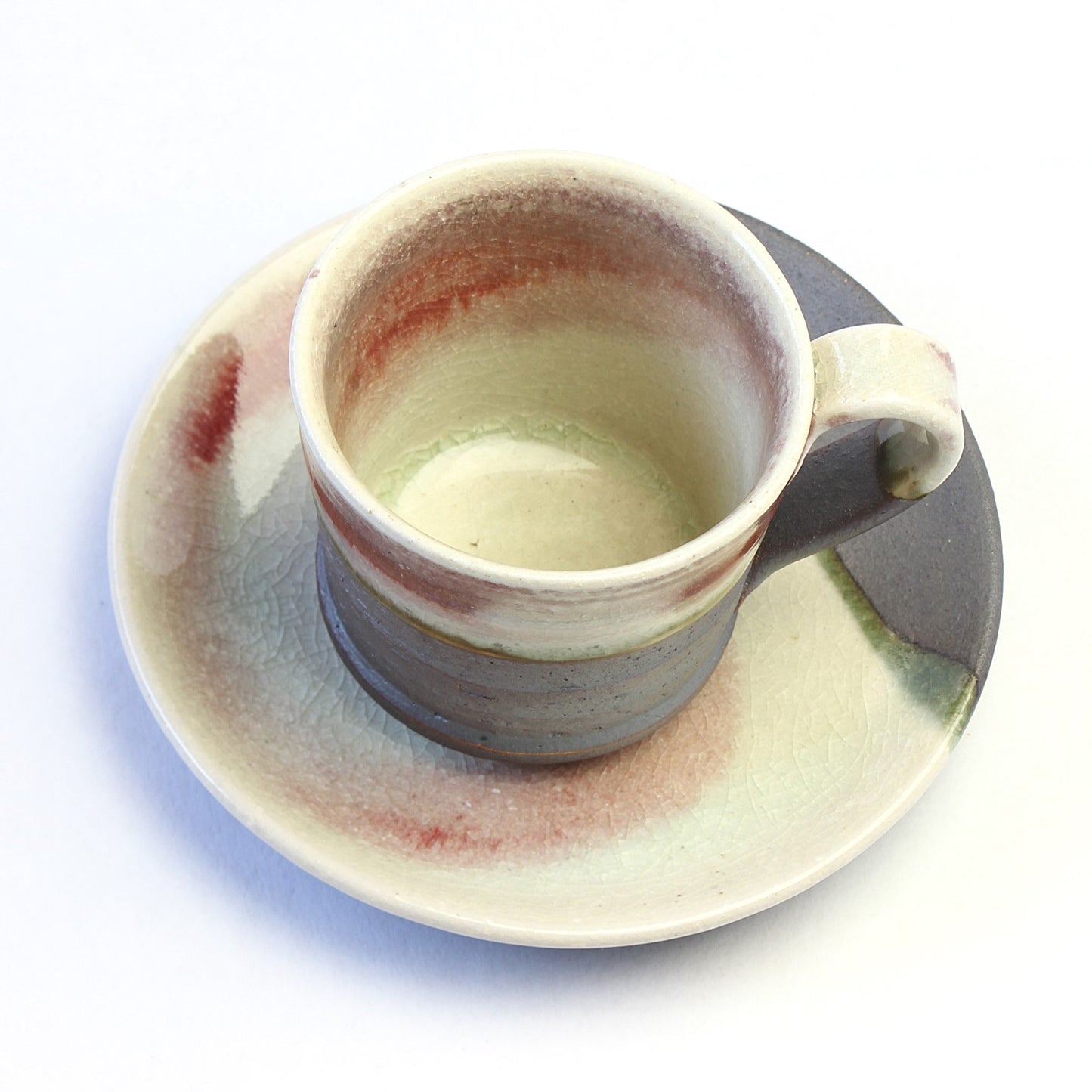 コーヒー碗皿　ラズベリー / Φ8×H7.5cm