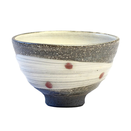 飯碗　天の川(赤) / Φ11×H7cm