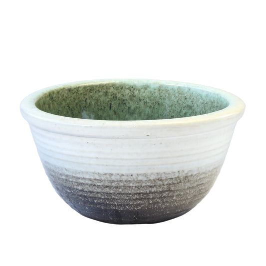 睡蓮鉢　10号白ぼかし / Φ32×H15cm