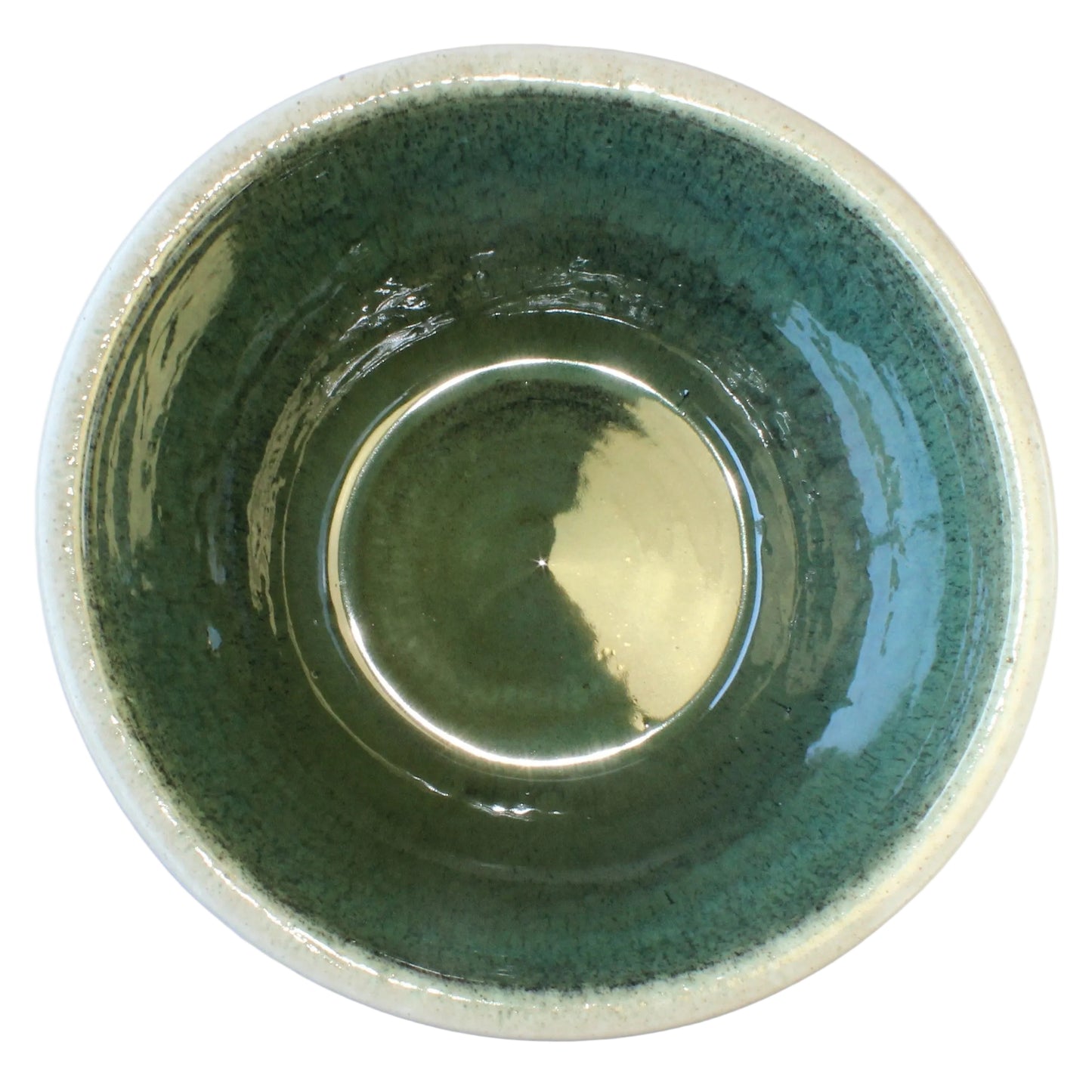 睡蓮鉢　13号白ぼかし / Φ38.5×H20cm