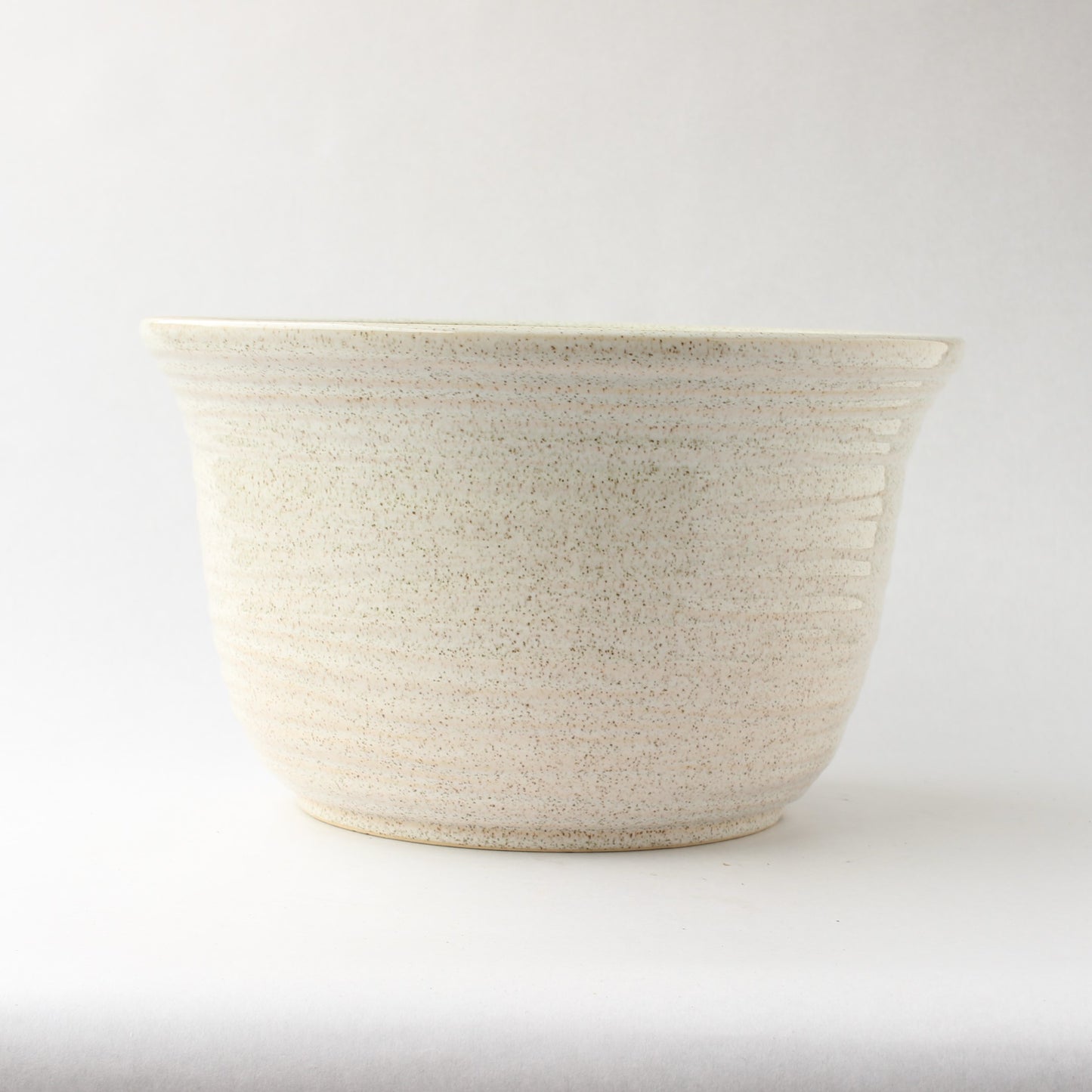 睡蓮鉢　11号白カスミ / Φ33×H20cm
