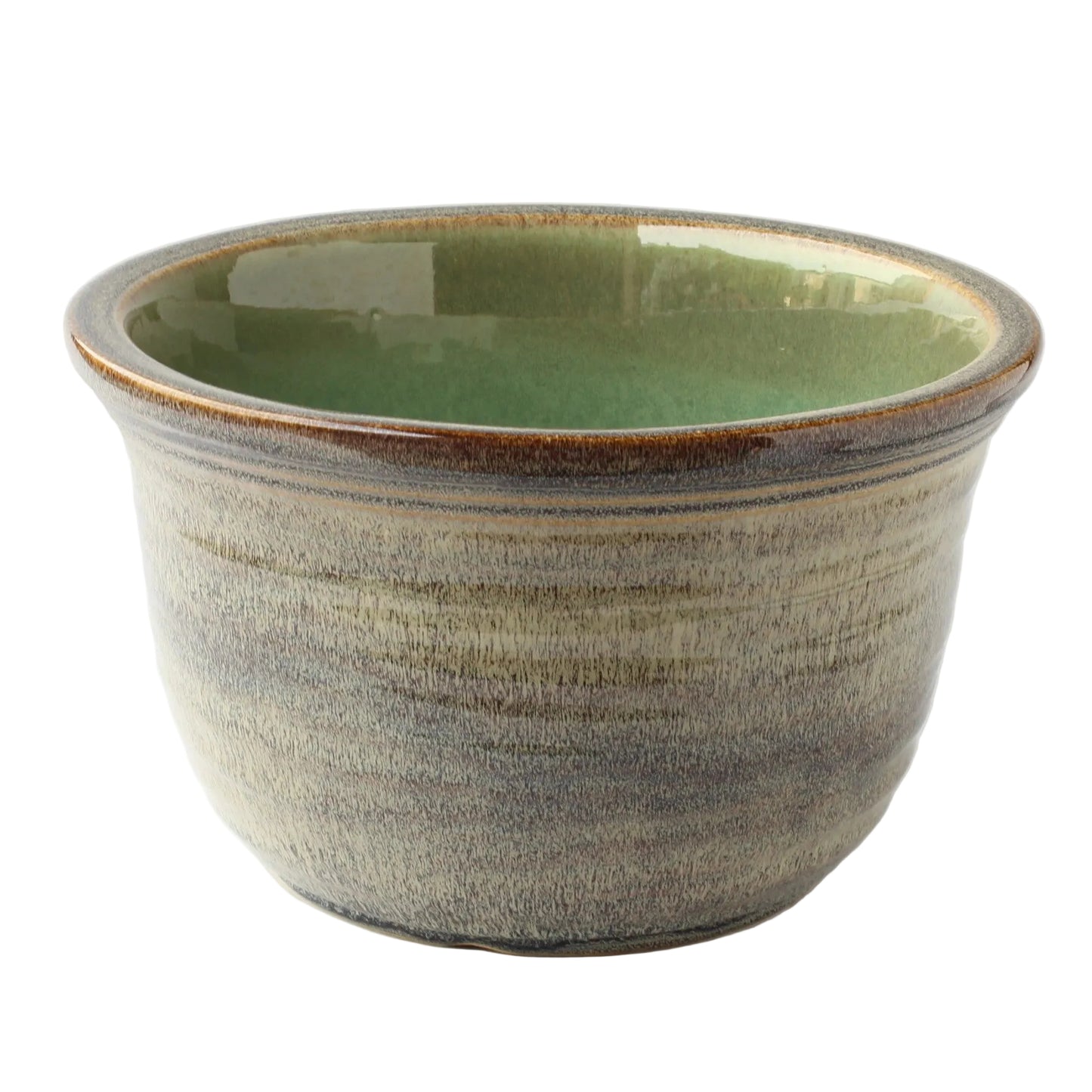 睡蓮鉢　11号天目 / Φ33×H20cm